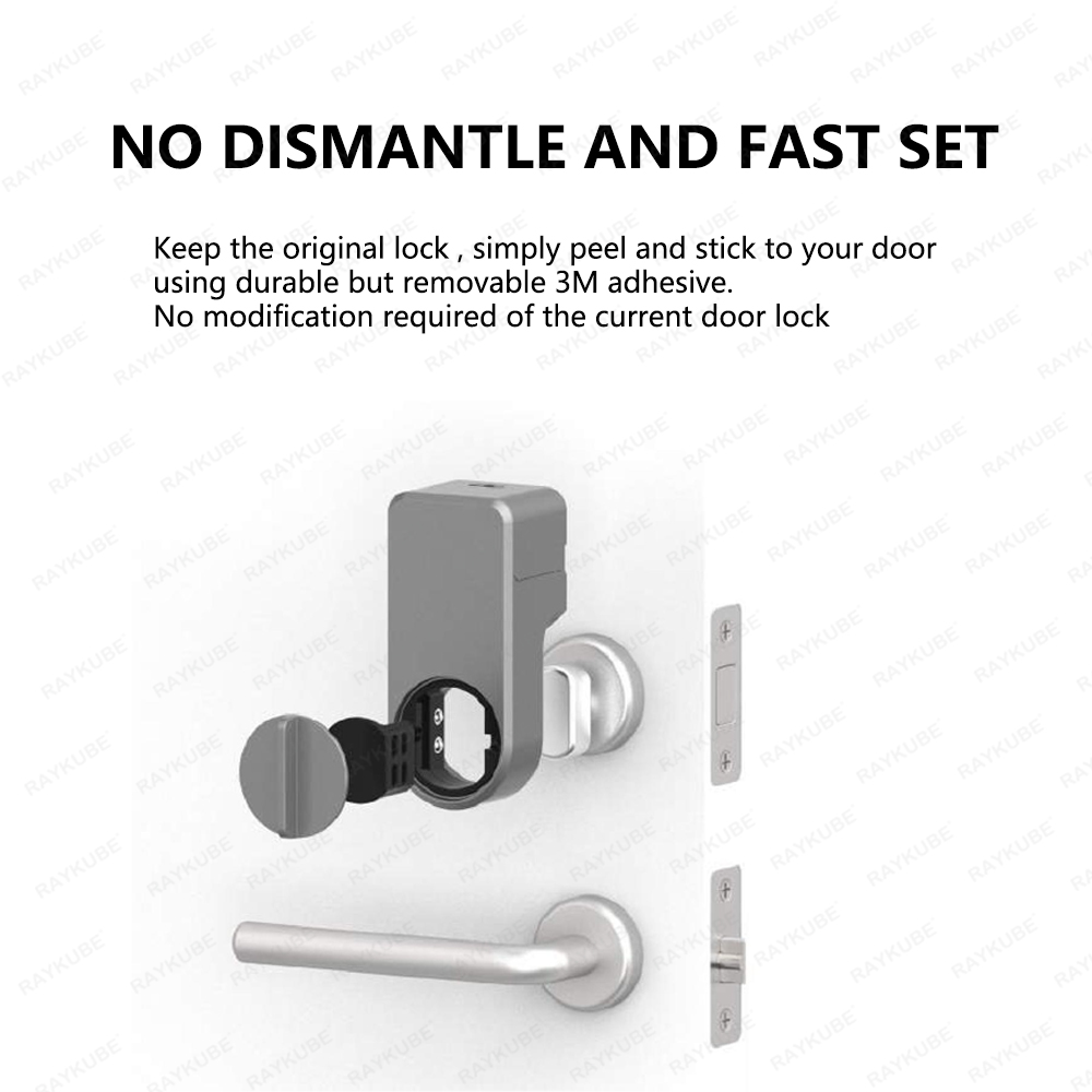 RAYKUBE A1 Pro Tuya BEL Smart  - Glass Door Hinge บทวิจารณ์และราคา