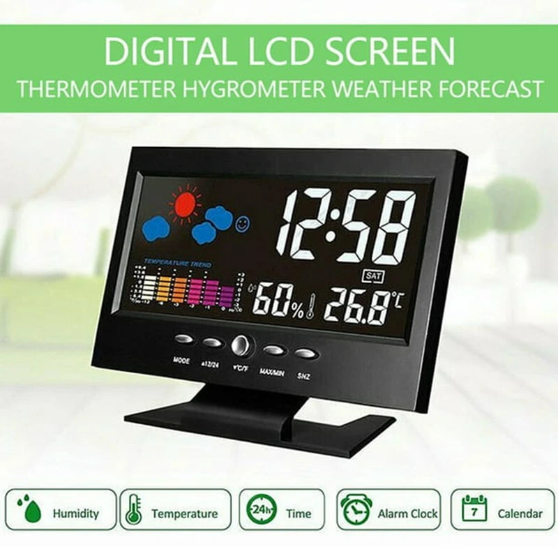 Digital LED Weather Station Te - Digital Hygrometer Probe บทวิจารณ์และราคา