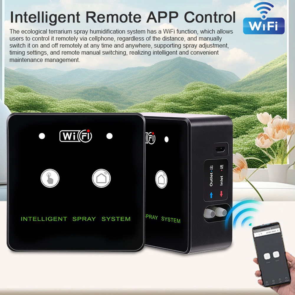 360° Rotatable Wifi Rainforest - Terrarium Fogger Ultrasonic บทวิจารณ์และราคา