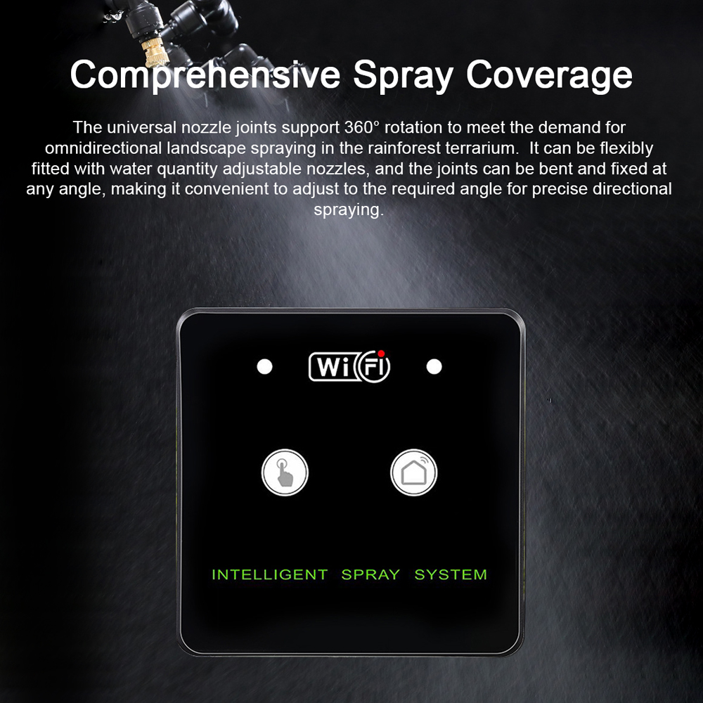 360° Rotatable Wifi Rainforest - Terrarium Fogger Ultrasonic บทวิจารณ์และราคา