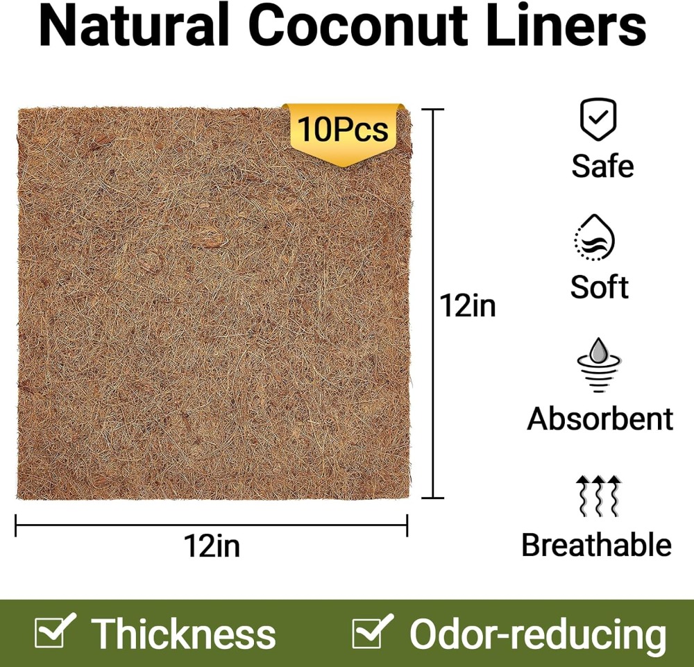 10 Pcs Natural Coconut Fiber R - Substrate Coconut Fiber บทวิจารณ์และราคา
