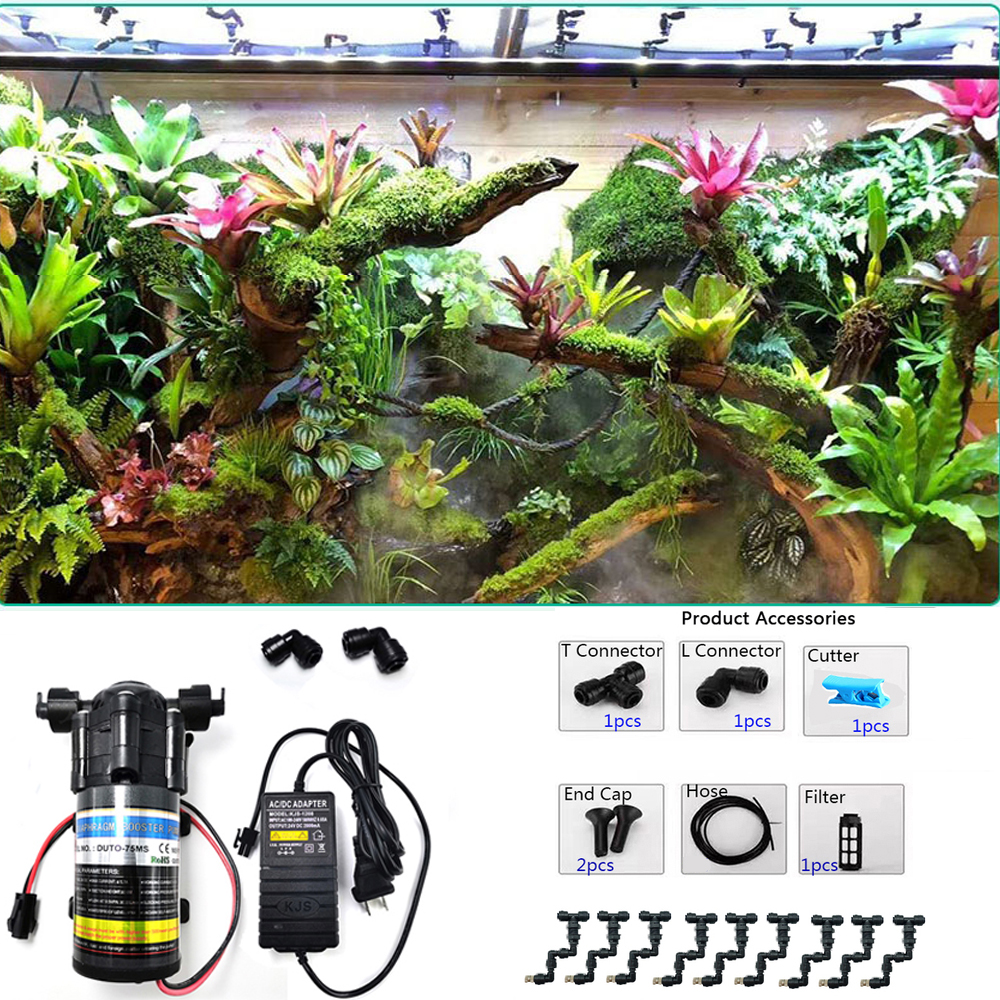 Reptile Pet Fogger Silent Pump - Terrarium Fogger Ultrasonic บทวิจารณ์และราคา