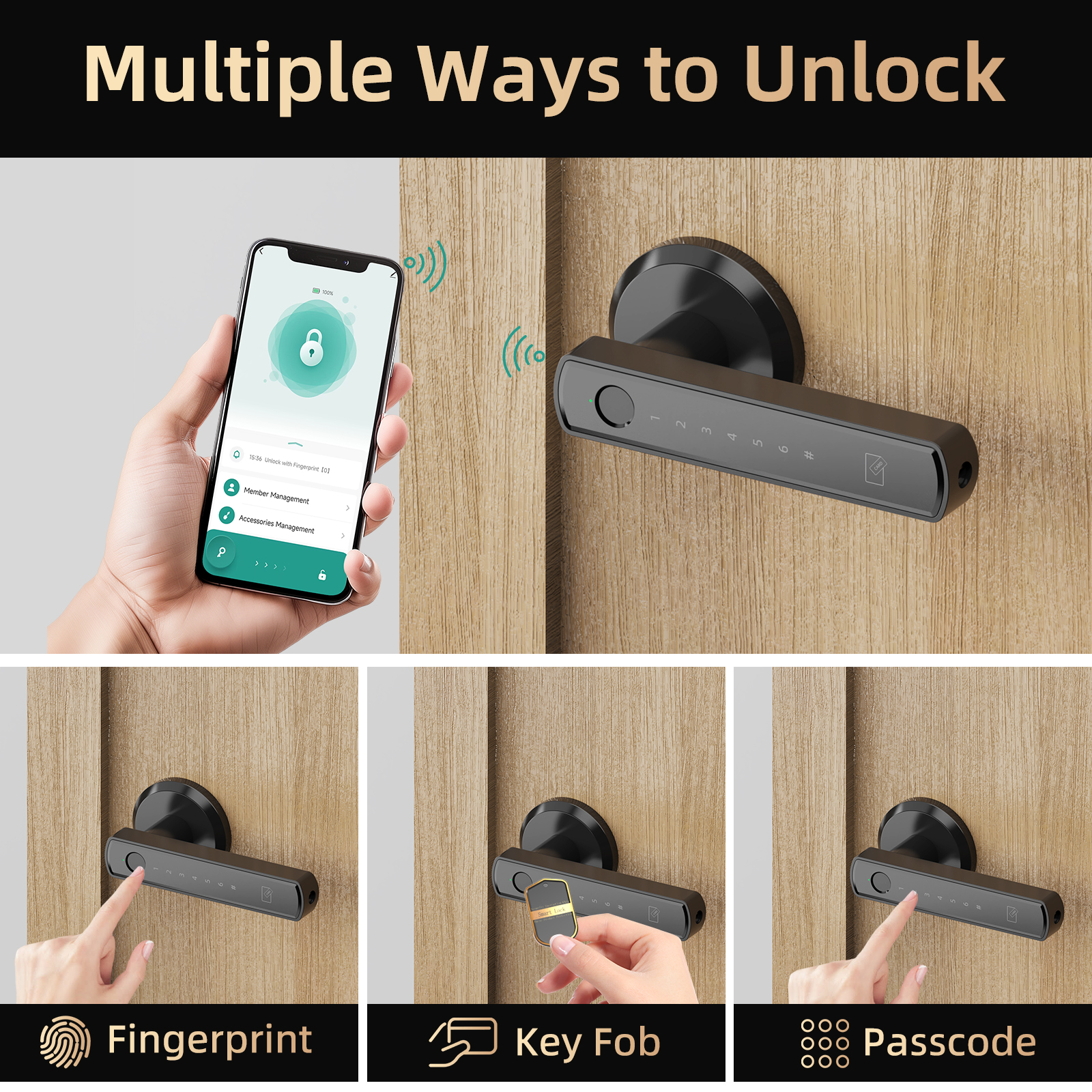 Viladepot Handle Shaped Smart  - Glass Door Hinge บทวิจารณ์และราคา