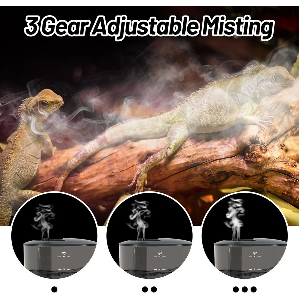 Large 4L Reptile Enclosure wit - Misting Nozzle Reptile บทวิจารณ์และราคา