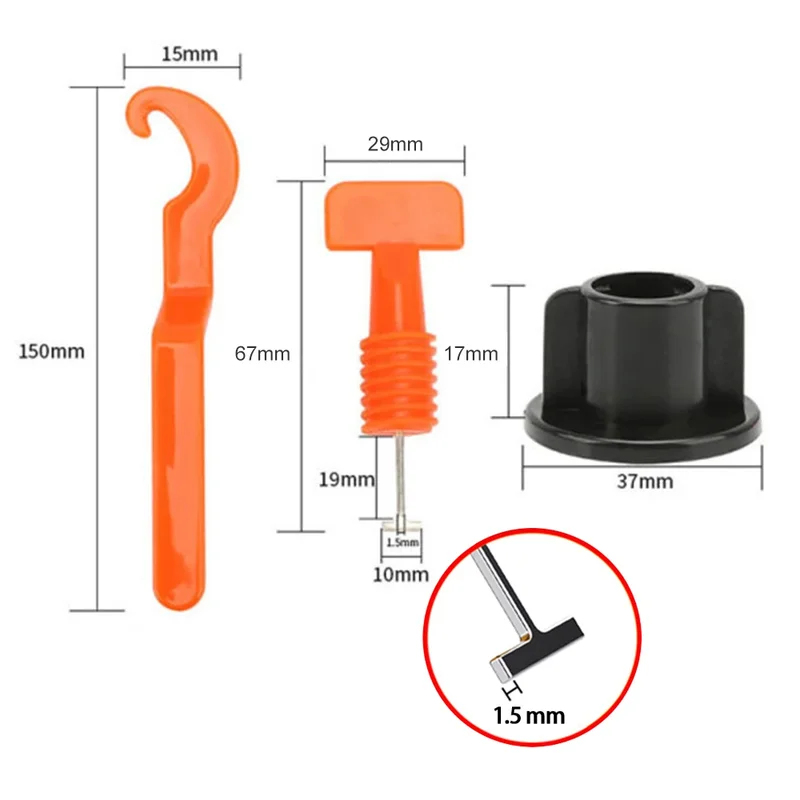 51-204Pcs Floor Tile Leveling  - Ceramic Tile Floor บทวิจารณ์และราคา