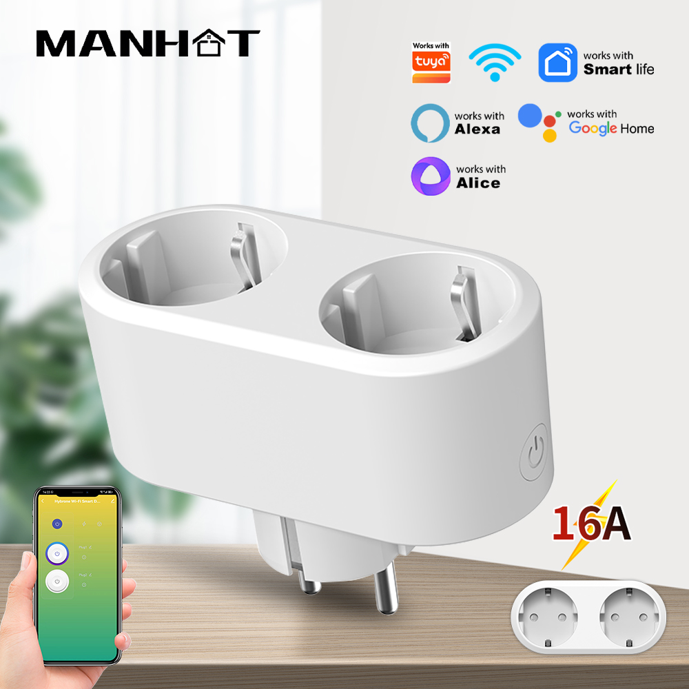 WiFi Smart Plug Dual Outlet 16 - Timer Dual Outlet บทวิจารณ์และราคา