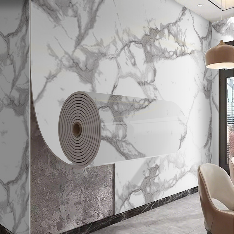Marble Stickers Self-Adhesive  - Pvc Panel Background บทวิจารณ์และราคา