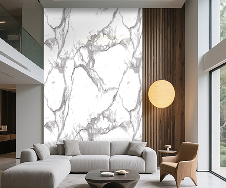 Marble Stickers Self-Adhesive  - Pvc Panel Background บทวิจารณ์และราคา