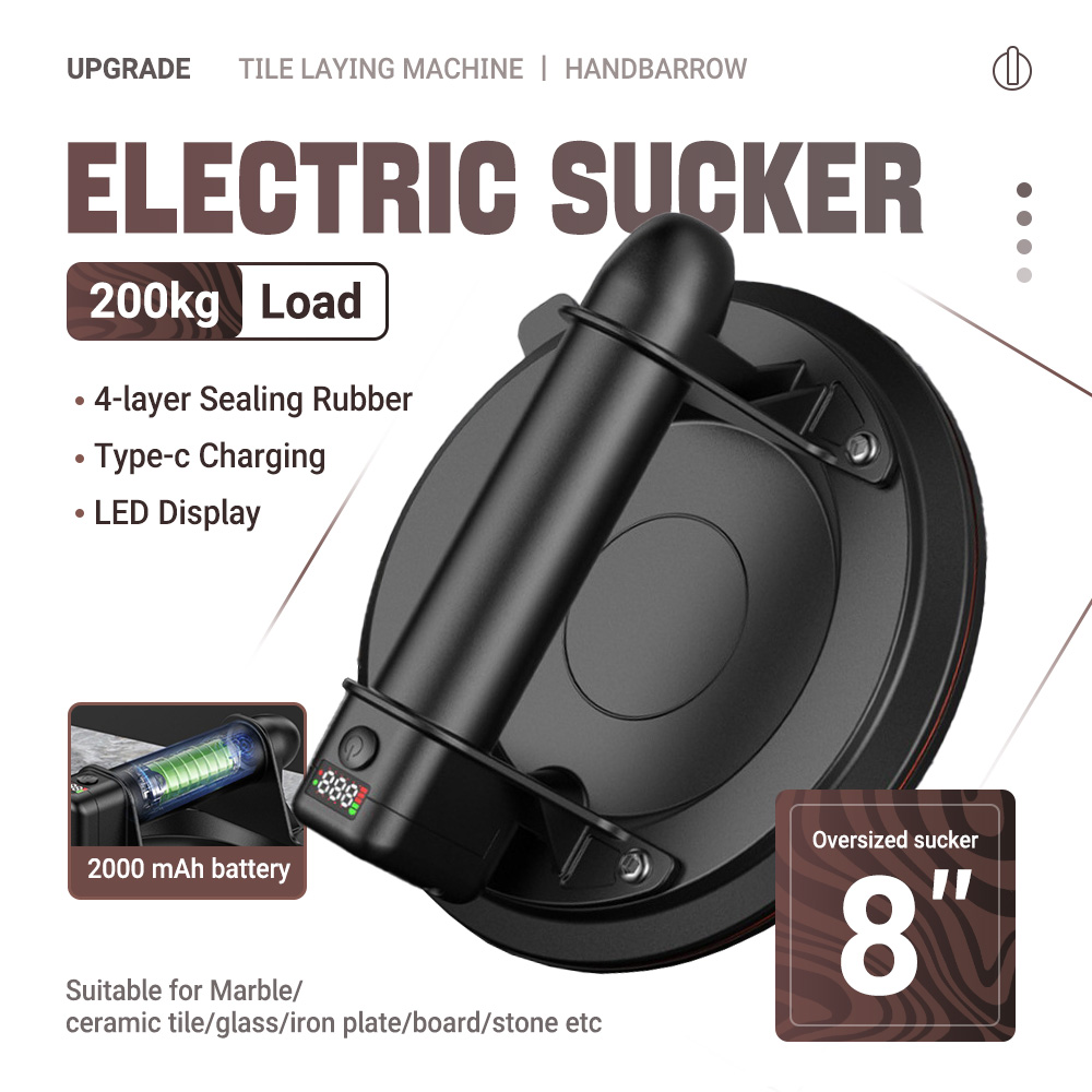 8Inch Electric Vacuum Suction  - Ceramic Tile Floor บทวิจารณ์และราคา