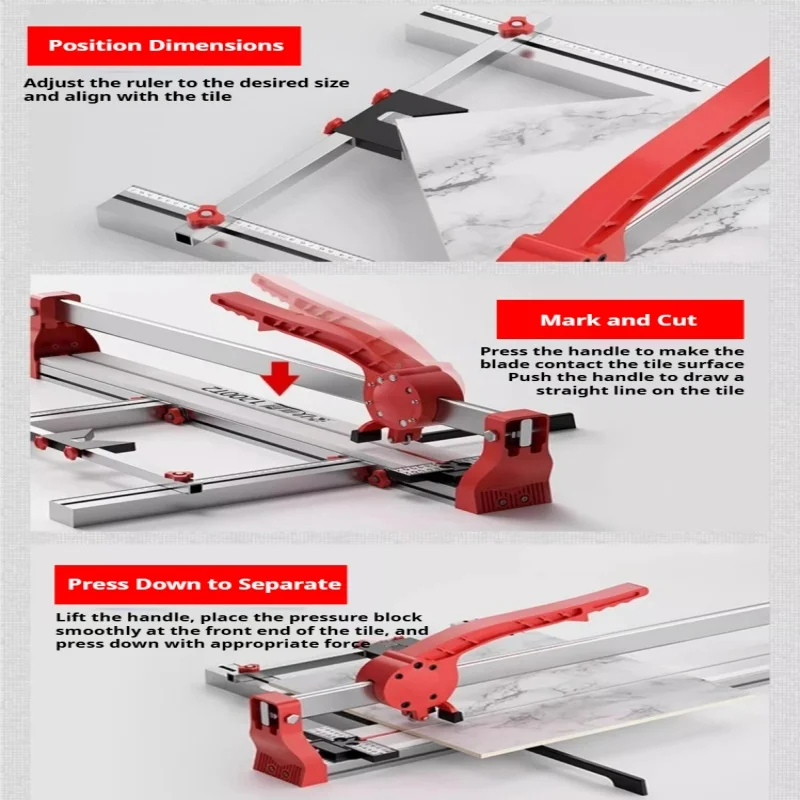Heavy Duty Manual Tile Cutter  - Ceramic Tile Floor บทวิจารณ์และราคา