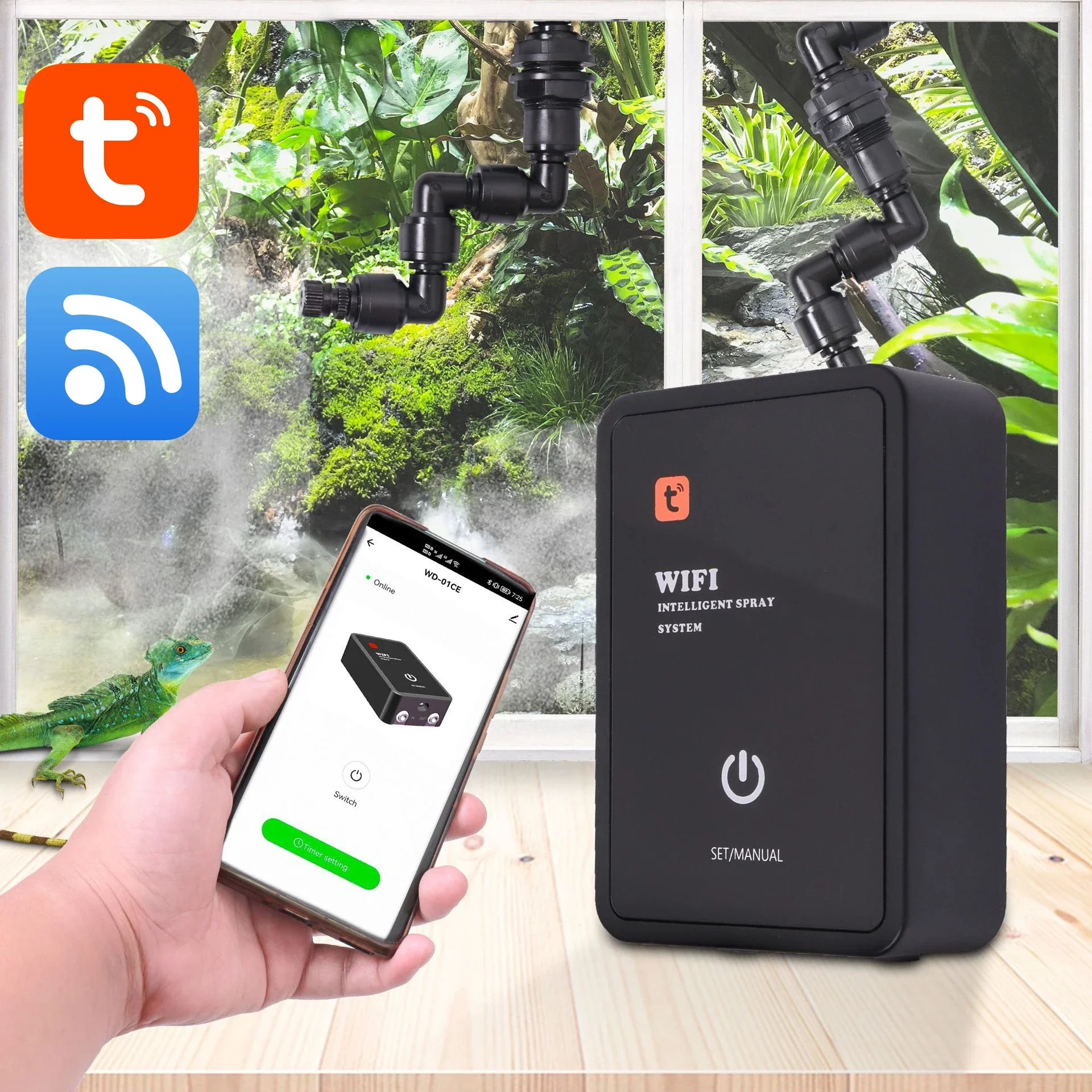 Intelligent Reptile Fogger Ter - Terrarium Fogger Ultrasonic บทวิจารณ์และราคา
