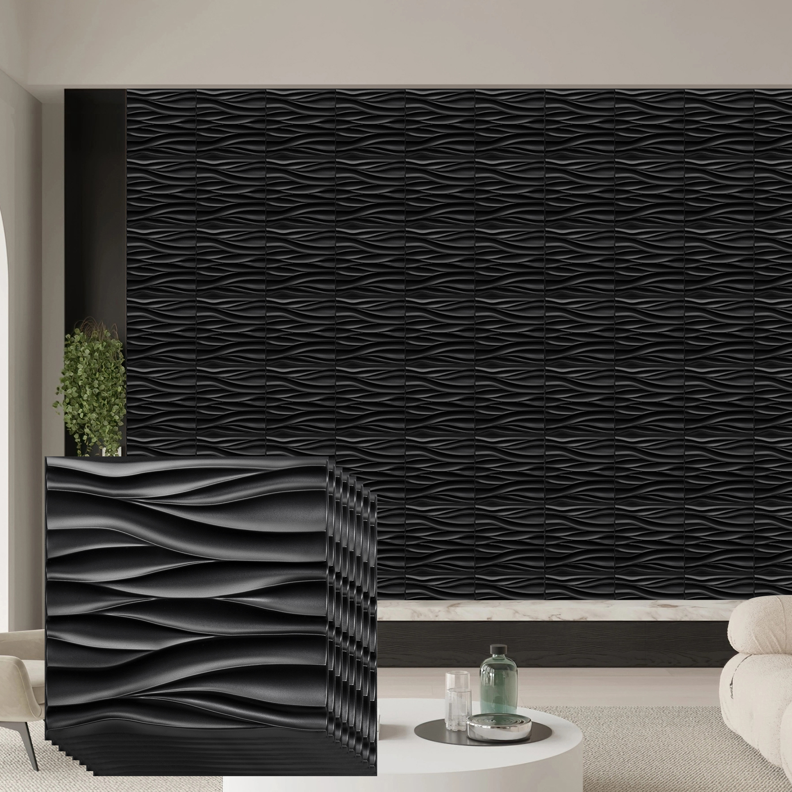 12/20/30 Pack Decorative 3D Wa - Pvc Panel Background บทวิจารณ์และราคา