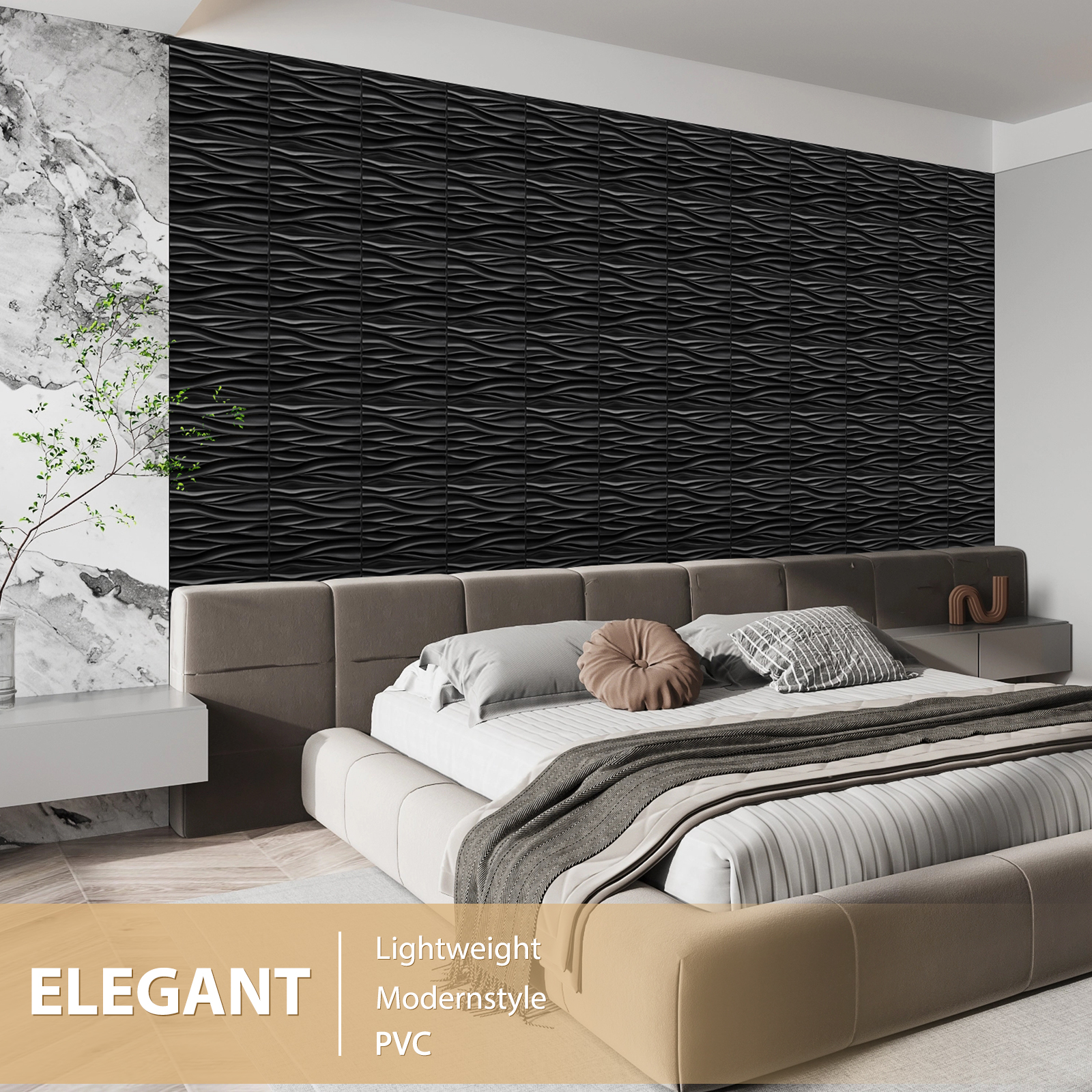 12/20/30 Pack Decorative 3D Wa - Pvc Panel Background บทวิจารณ์และราคา