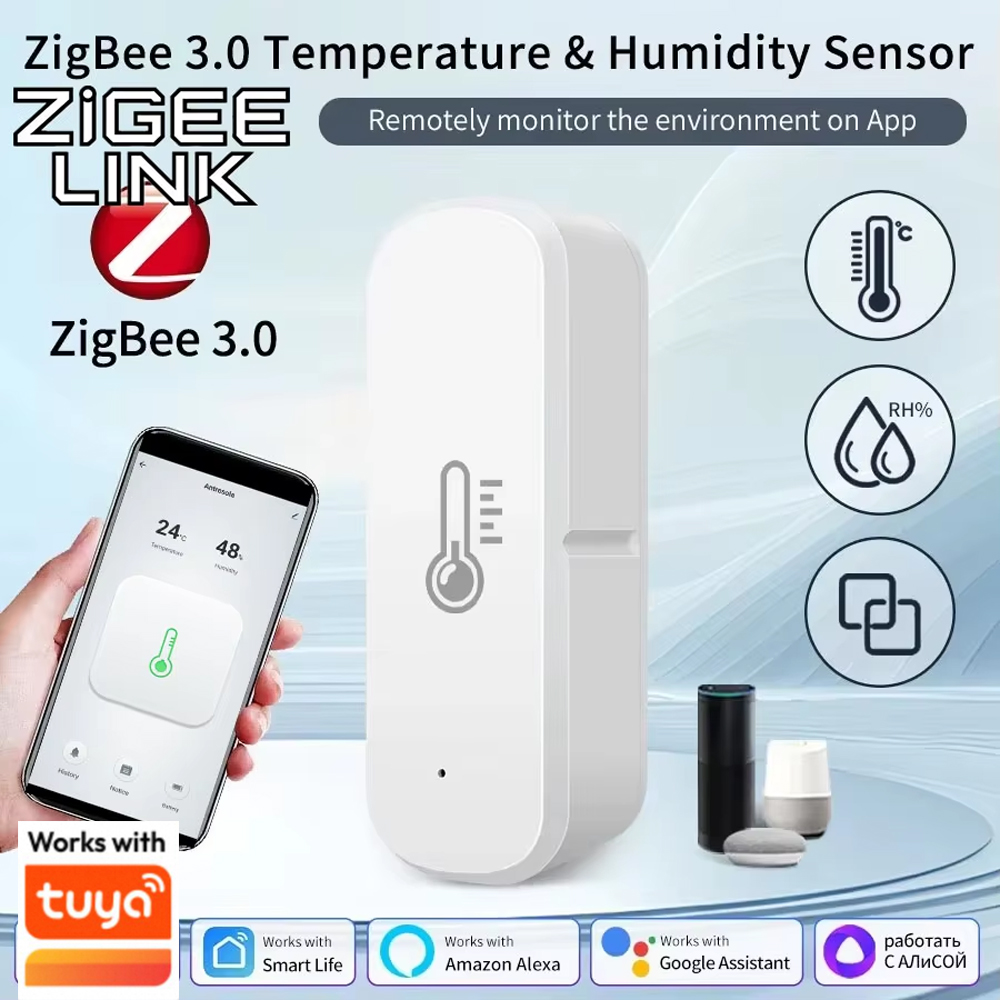 Smart Zigbee 3.0 Temperature H - Digital Hygrometer Probe บทวิจารณ์และราคา