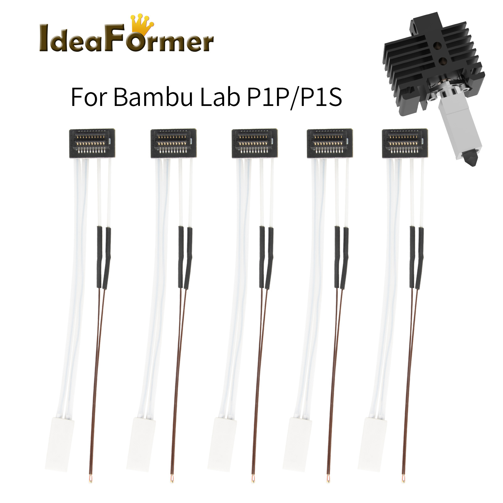 Thermistor For Bambu Lab P1P H - Ceramic Heat Emitter บทวิจารณ์และราคา