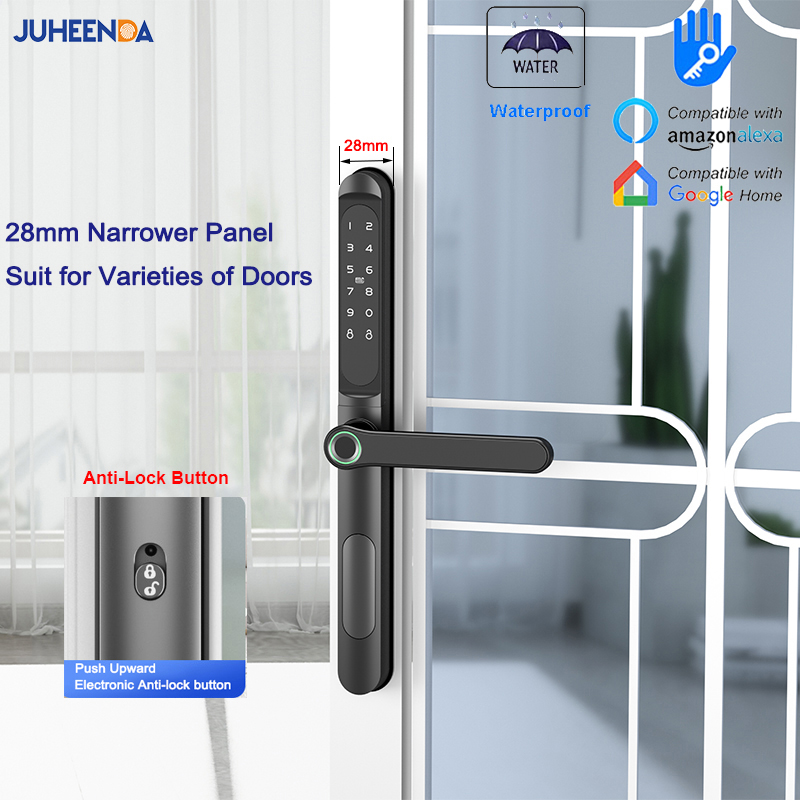 TTLock App Smart Aluminum Door - Glass Door Hinge บทวิจารณ์และราคา
