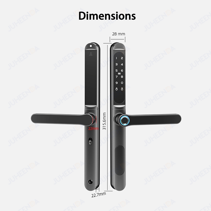 TTLock App Smart Aluminum Door - Glass Door Hinge บทวิจารณ์และราคา
