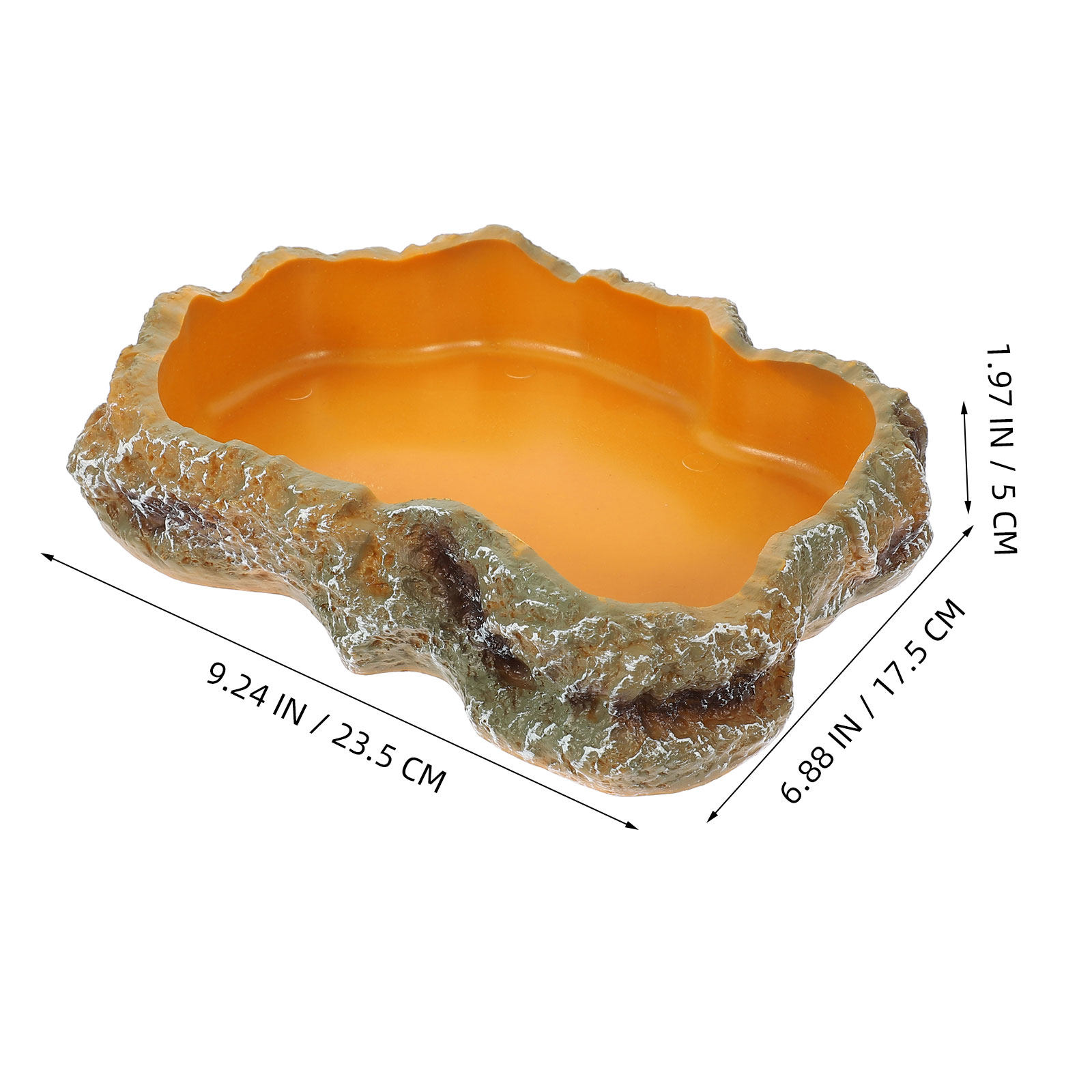 Reptile Food Basin Natural Col - Water Dish Reptile บทวิจารณ์และราคา